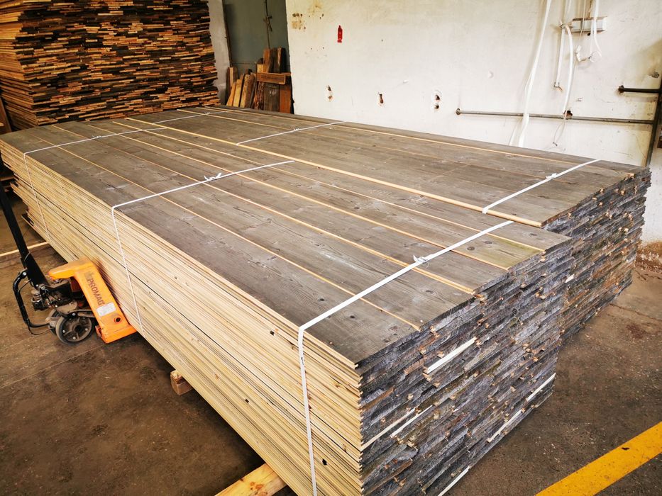 postarzane deski szare,szczotkowane