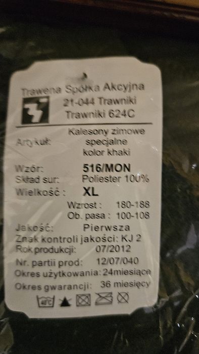 Kalesony specjalne 516/MON