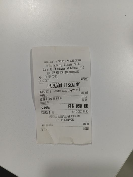 Dwa monitory oddechu Babysense 7