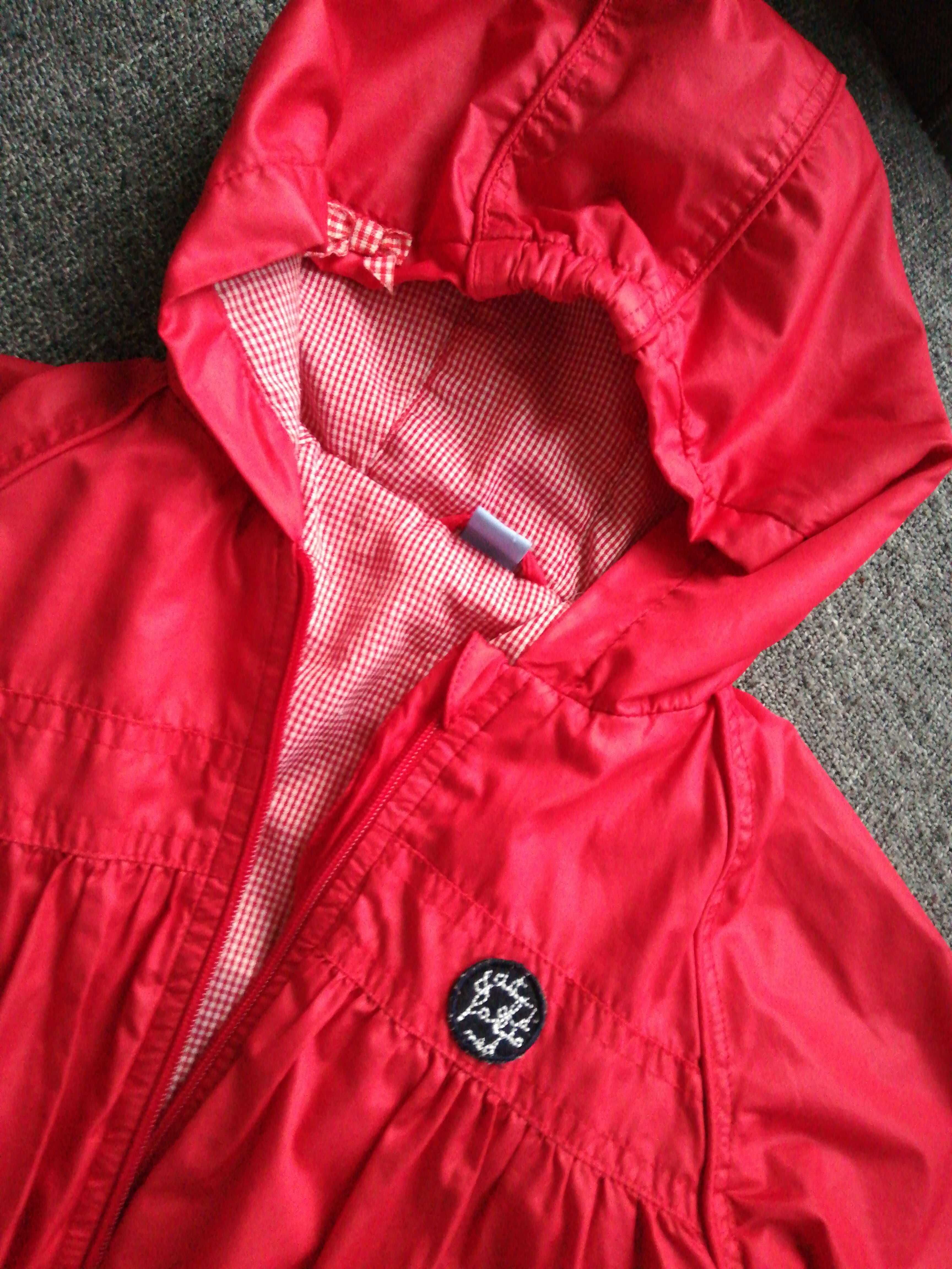 Wójcik czerwony kapturek kurtka czerwona r. 86 cm 12-18m.