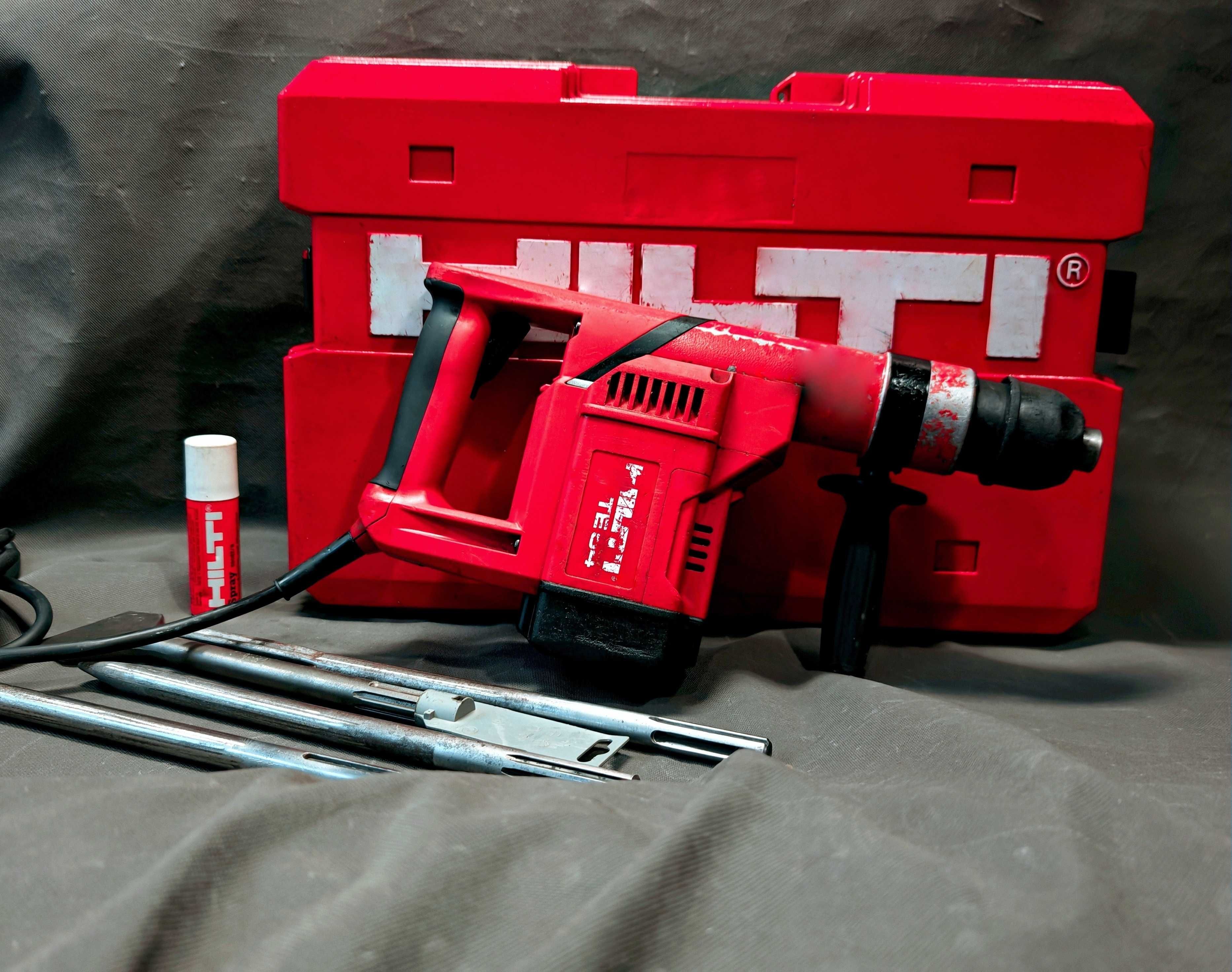 Młotowiertarka Młot Hilti TE-54 Kombi + Kufer + 4 Dłut + Smar Zestaw
