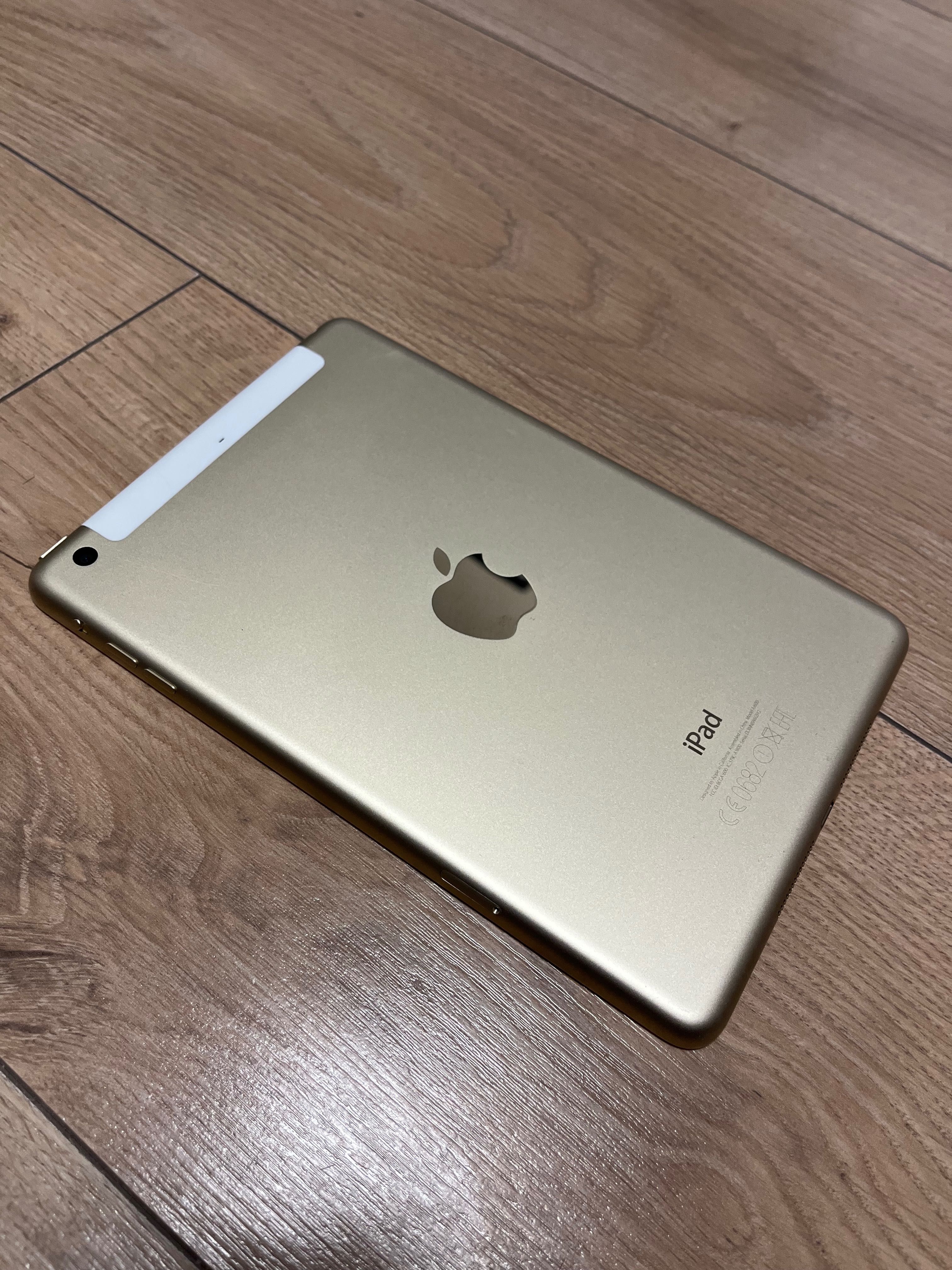 Idealny iPad MINI 3 16 GB CELLULAR A1600 GOLD w PERFEKCYJNYM stanie!