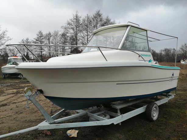 Jacht, łódź motorowa -  TIMONIER 550 + silnik Honda 50 km., czterosuw