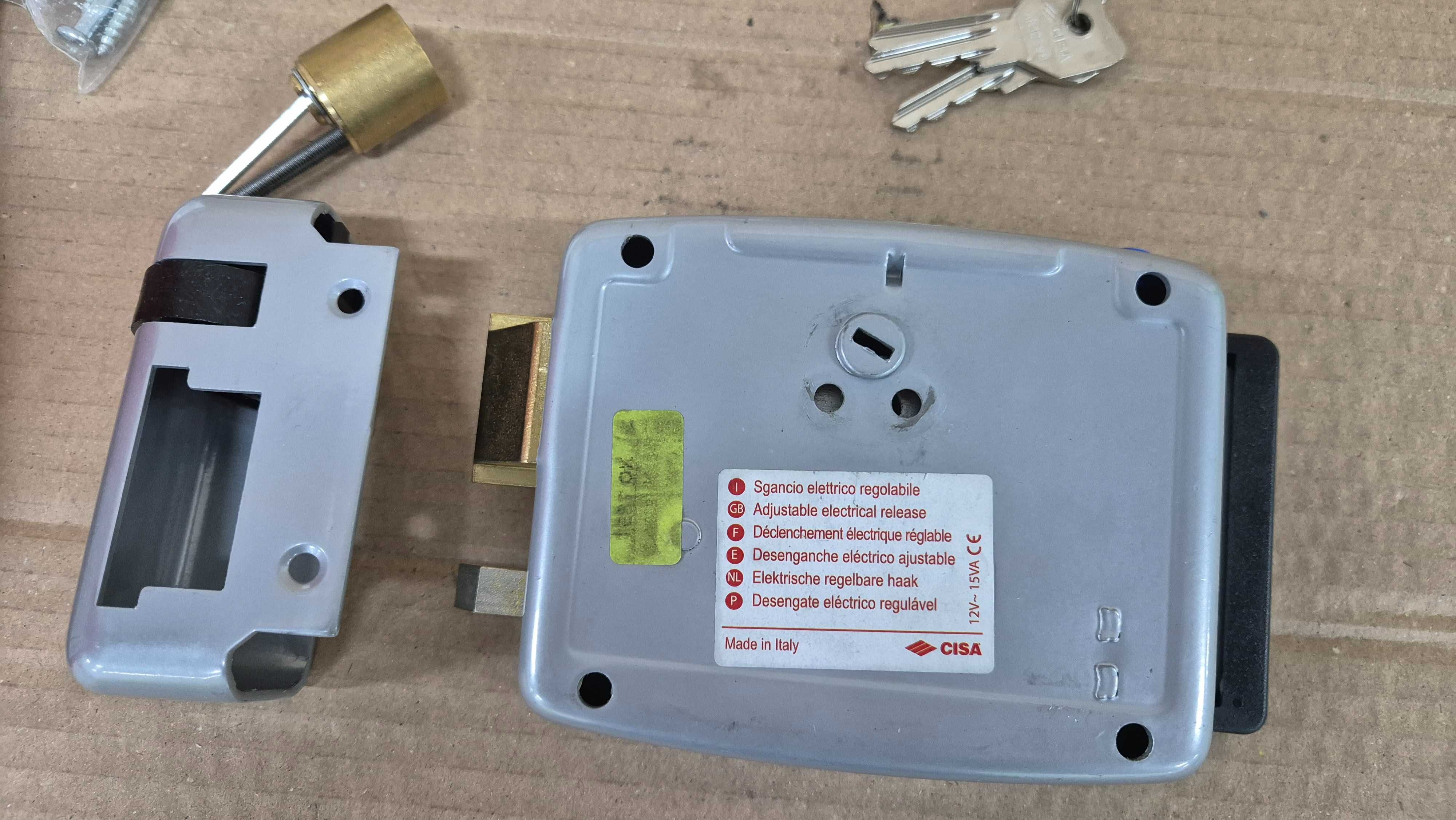 Zamek elektryczny do drzwi 12V Cisa