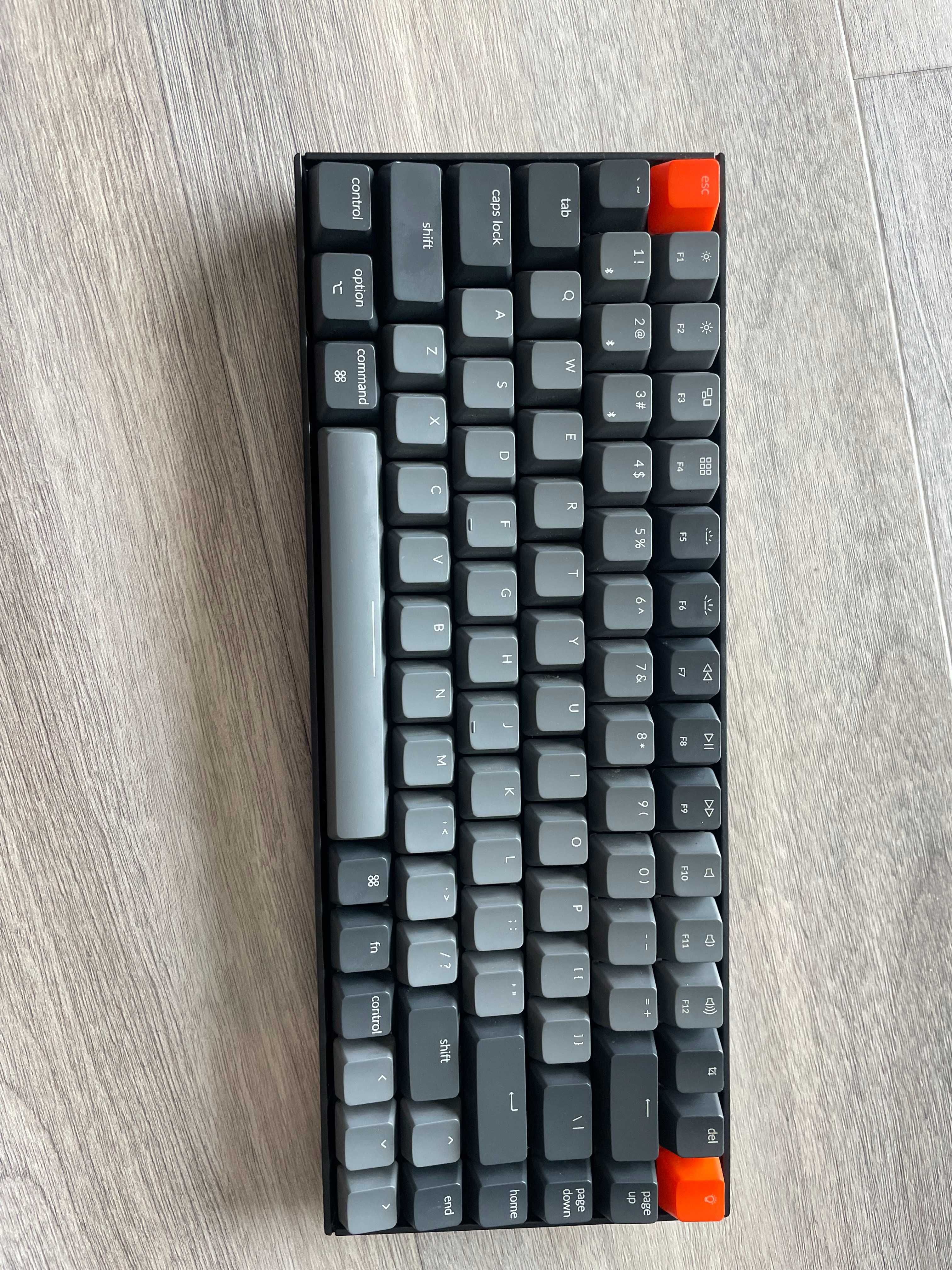 Keychron K2 Wireless Brown Switches Hot Swappable com RGB