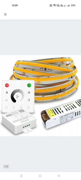 Zestaw taśmy led plynacej