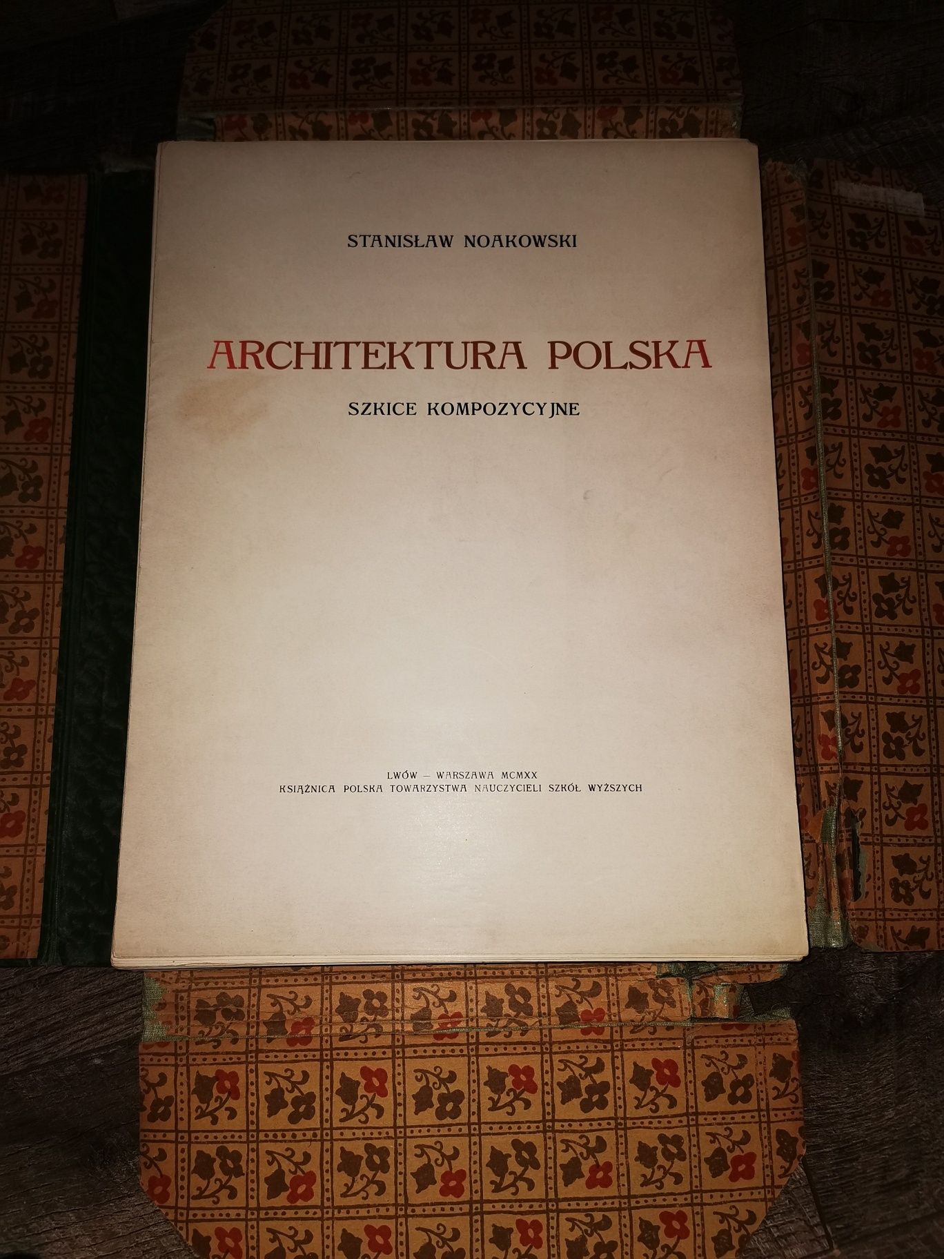 Unikat Architektura Polska Szkice kompozycyjne Stanisława Noakowskiego