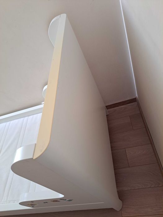 Łóżko ikea busunge, z materacem, 3 długości, rozsuwana rama.