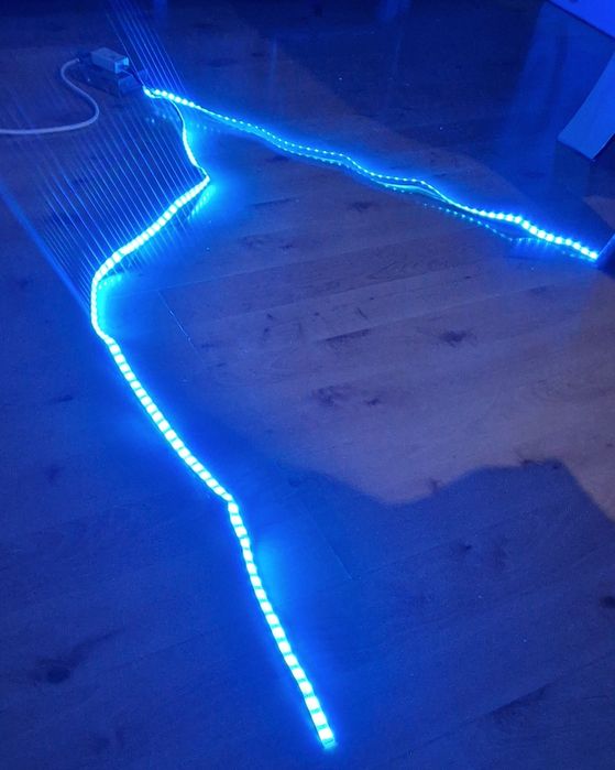 Zasilacz LED Mean Well RSP-200-12, Kontroler Tuya 471307, wzmacniacz