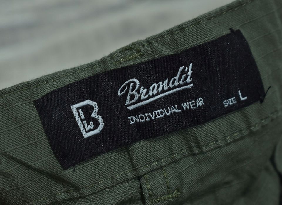 Brandit Męskie Spodenki Cargo Bojówki Ripstop L Nowe