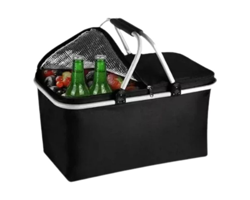 koszyk piknikowy składany termiczny kosz na zakupy kemping plażę