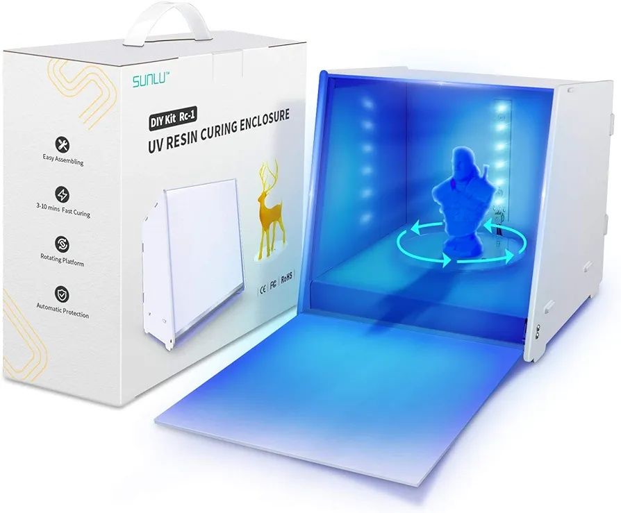 Suszarka do modeli żywicznych sunlu uv led diy kit rc-1 360 stopni