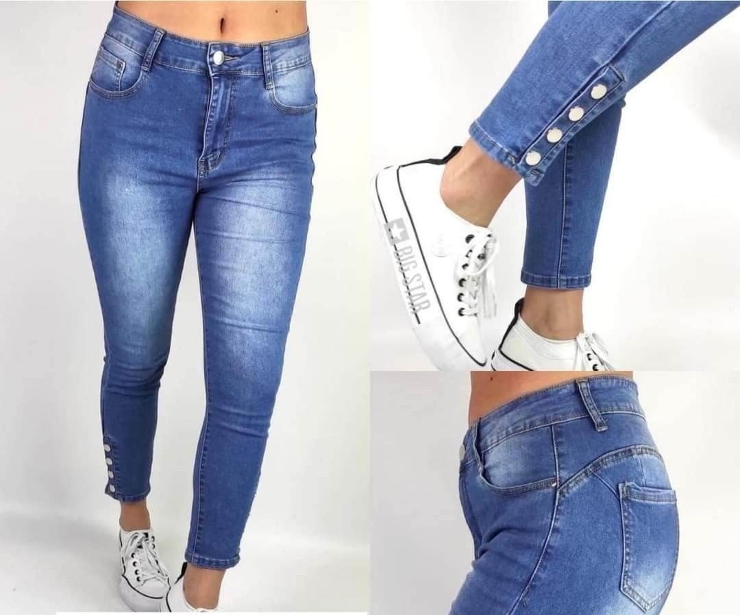 Spodnie jeans push ap