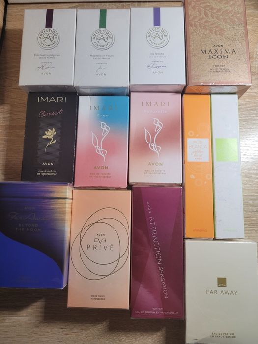 Туалетные водички Avon Far Away, Pur Blanca, Artistique