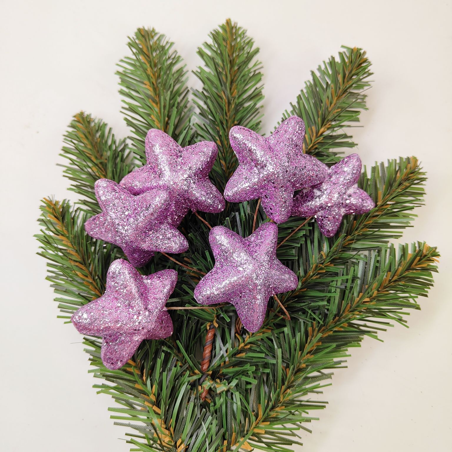 gwiazdka glitter xg61-14 lavender (wiązka)