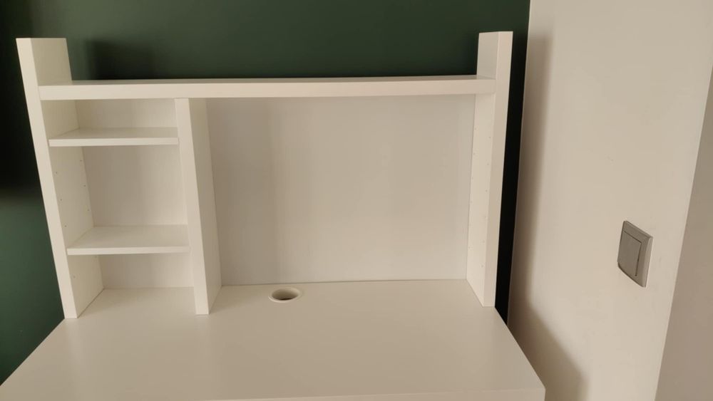 Sprzedam Białe biurko Ikea Micke z Nadstawką!!!