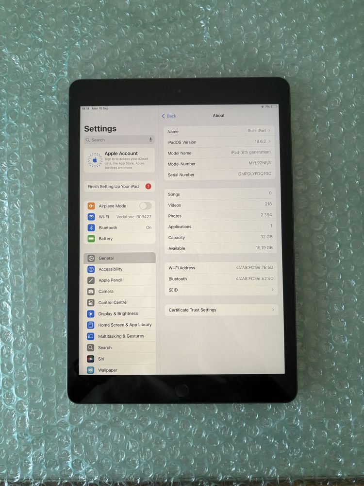 Ipad 8a geração (2020)