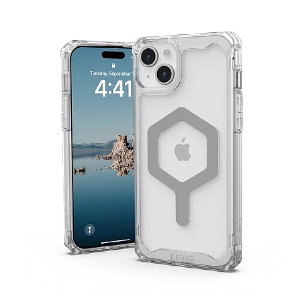 Etui UAG Plyo MagSafe do iPhone 15 Plus - przezroczysto-srebrne