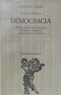 Livro "Obras Completas: Democracia" de António Sérgio