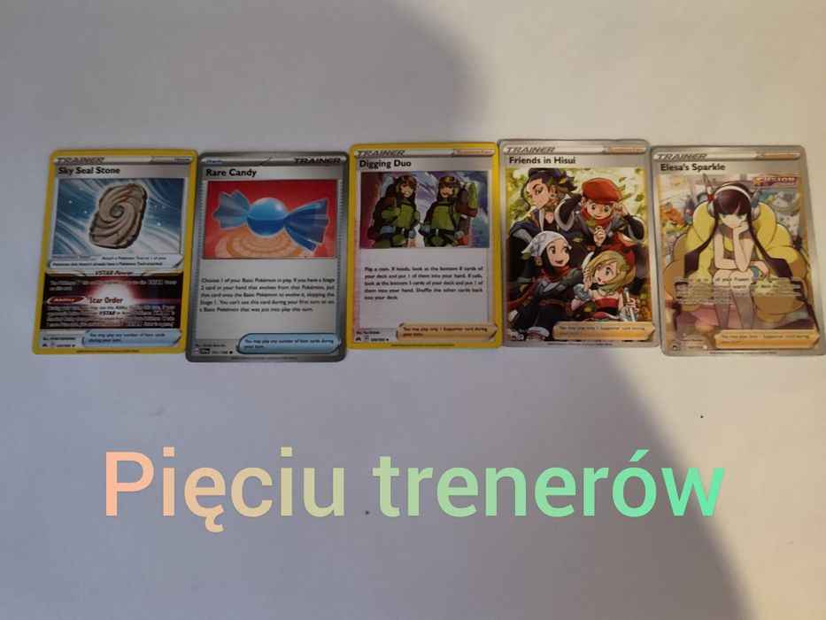 Karty pokemony 166 sztuk