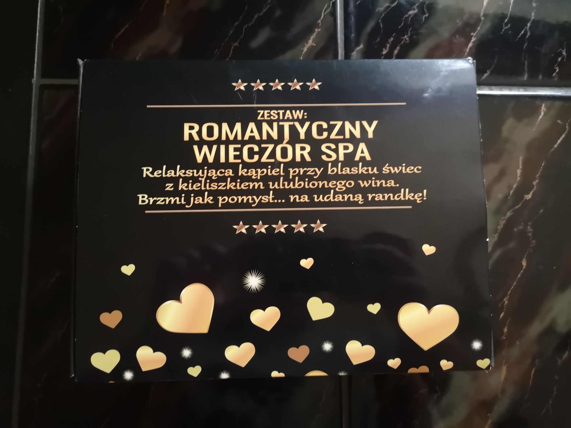 Zestaw Romantyczny wieczór spa