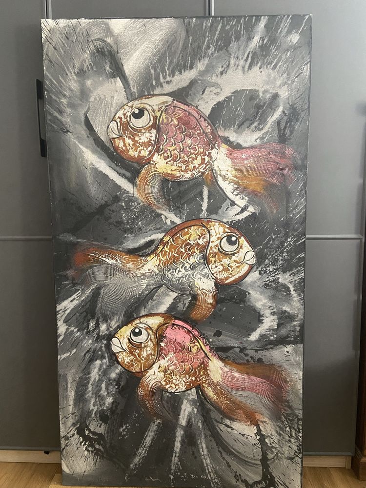 Obraz ryby 149x80 cm