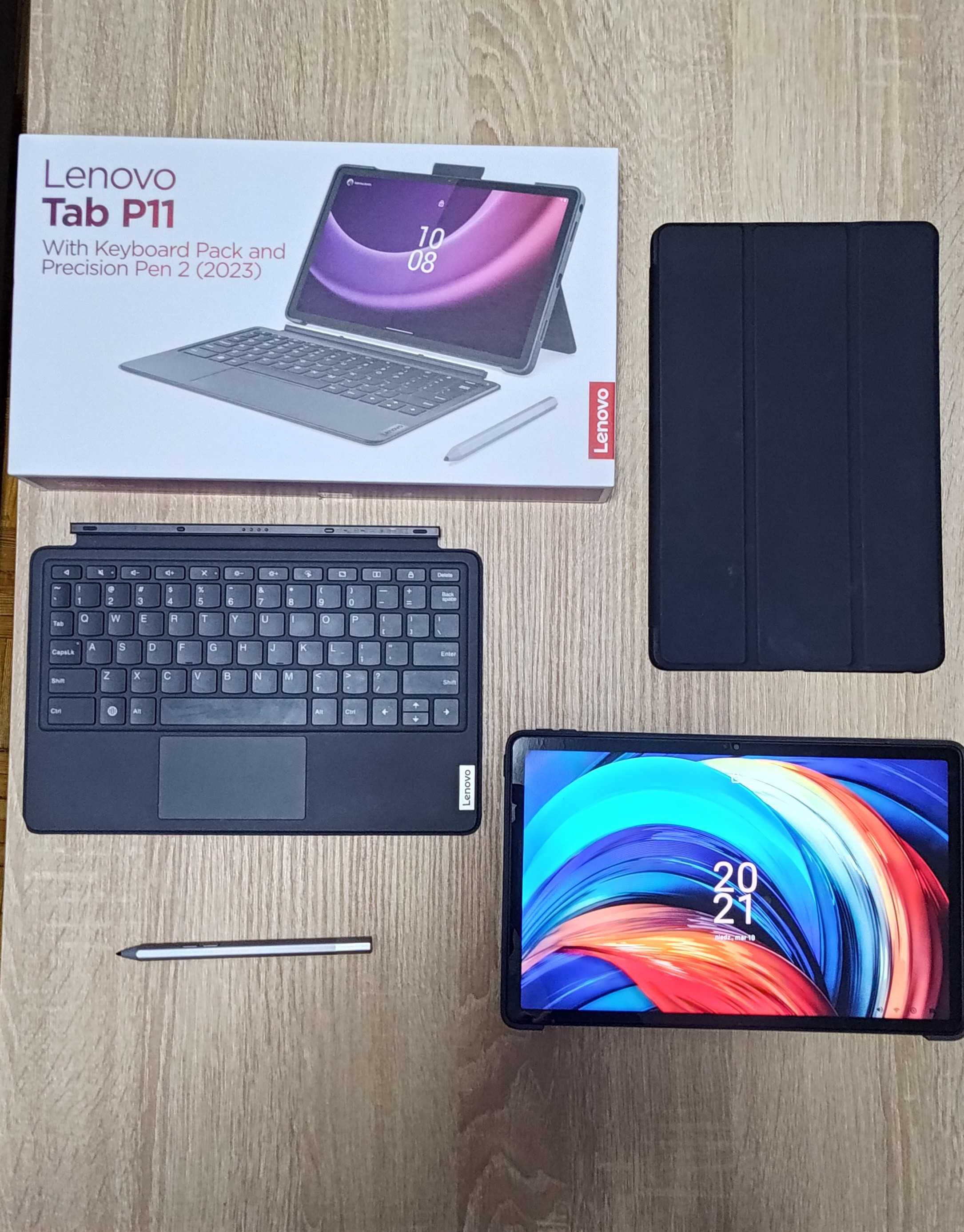 Tablet Lenovo TAB P11 (klawiatura, rysik, etui) GWARANCJA