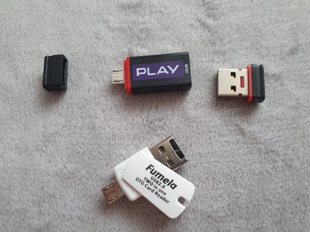 Pendrive adapter czytnik kart otg