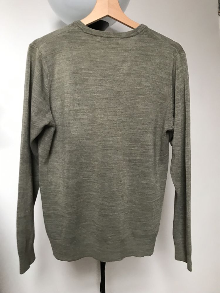 Lekki sweterek sweter w serek dekolt V Marks&Spencer M