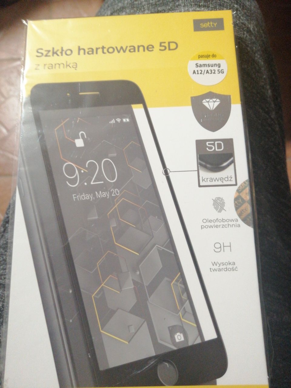 Szkło hartowane z ramką 5D do Samsung A12/A32 5G.