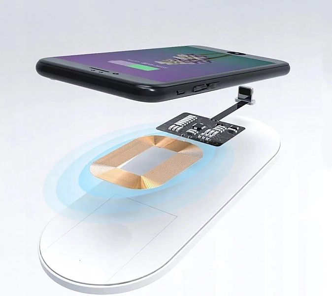 Indukcyjny Adapter Qi Lightning Usb-c micro Usb B