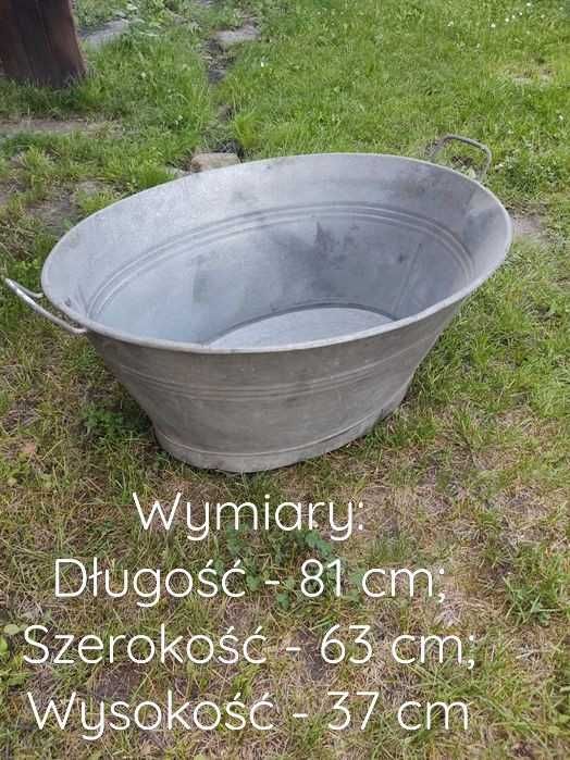 Stare wanny ocynkowane