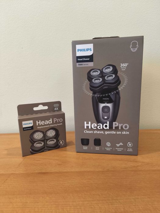 Aparador de Cabeça Philips 5000 Pro + Cabeças substituição - NOVO