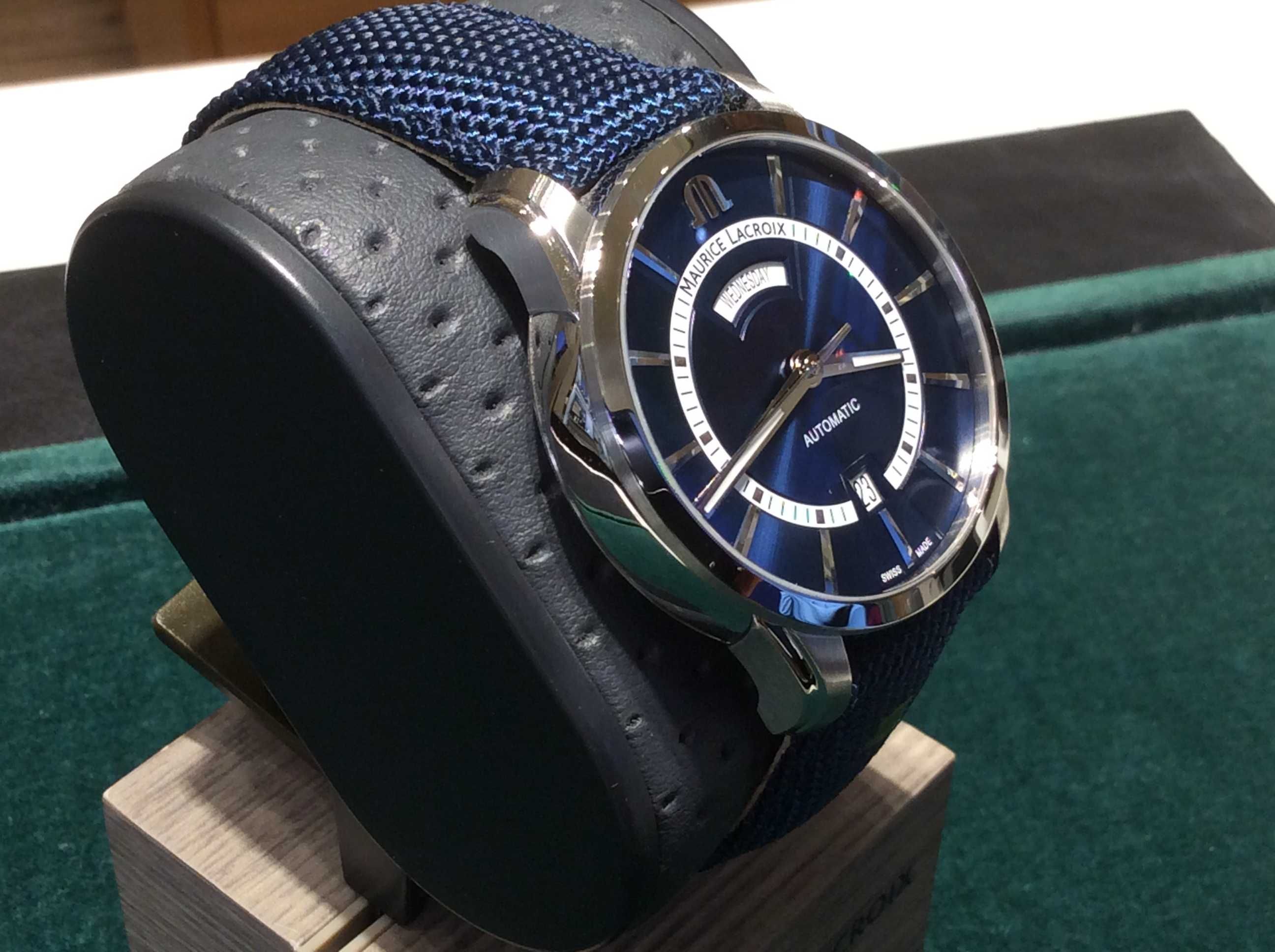 Nowy Maurice Lacroix PT6358-SS004-431 Pontos Automatic Day-Date