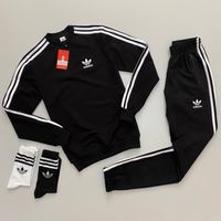 Костюм спортивный Adidas Адидас свитшот-штаны XS-XXXL