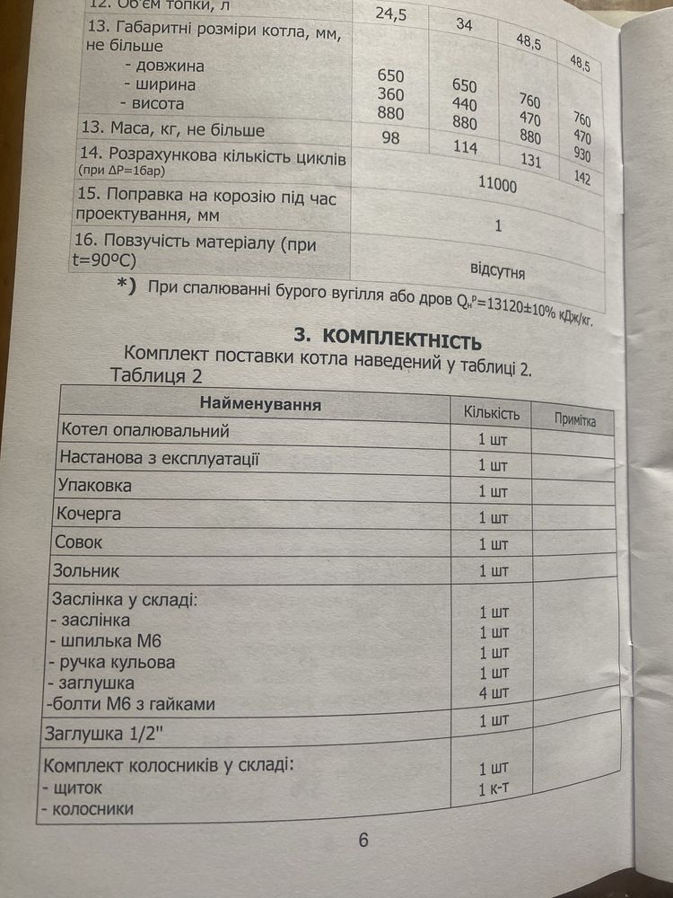 Котел опалювальний АОТ-14