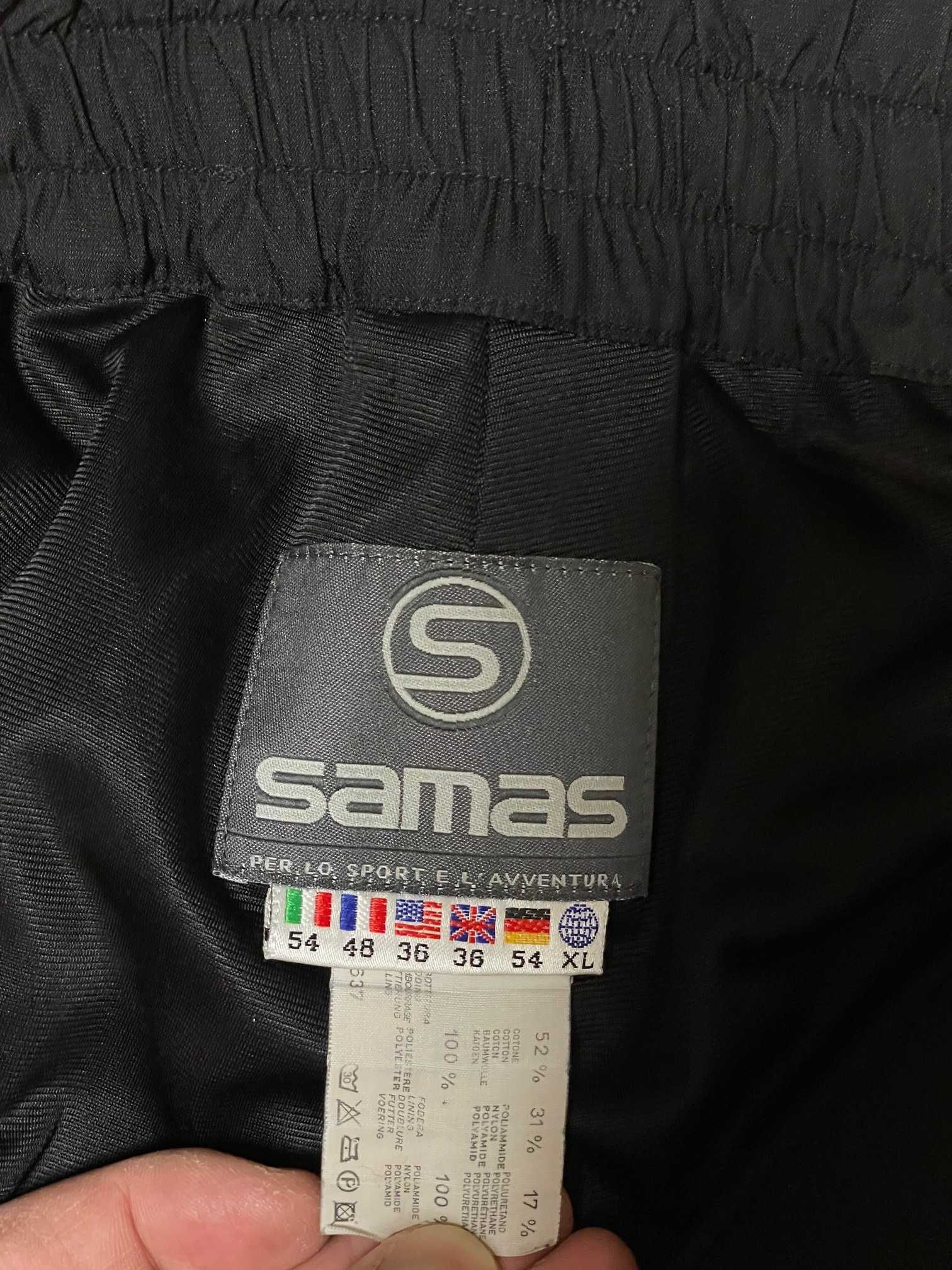 Spodnie narciarskie Samas, czarne, rozmiar XL