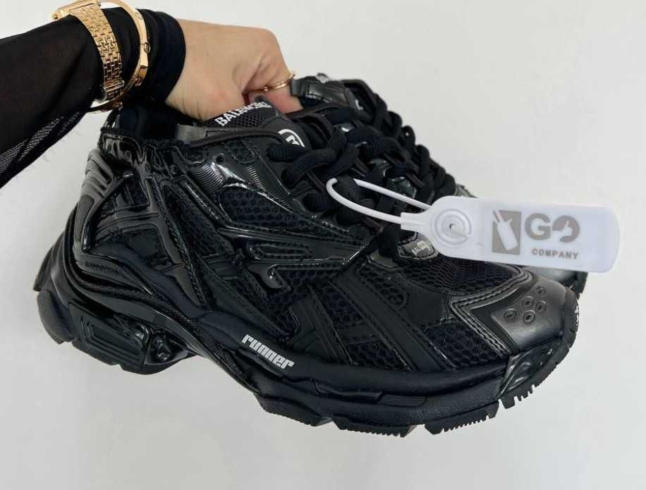 Кожаные кроссовки Balenciaga Runner Trainer кросівки баленсиага раннер