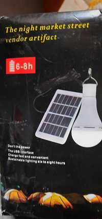 Автономна Акумуляторна лампа сонячна панель(вкл.ОЛХ-доставка)