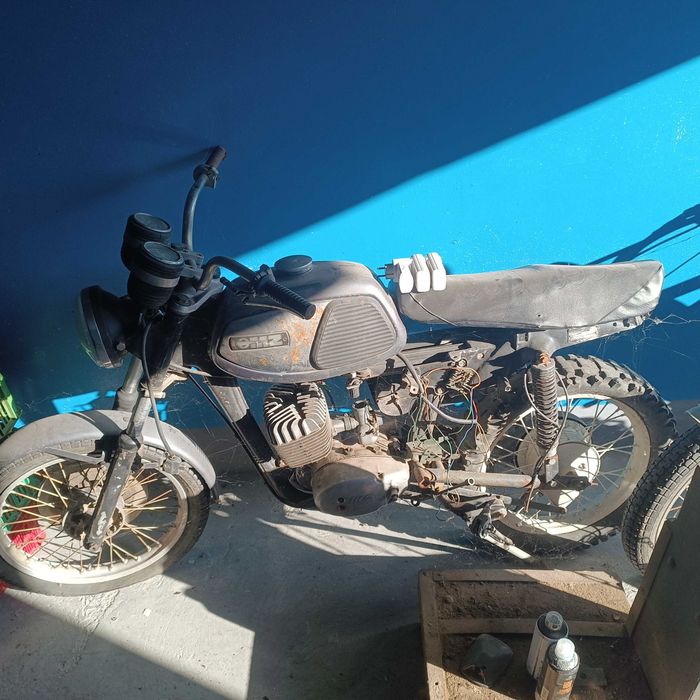 MZ TS 150 Silnik rama lagi fotel lampa błotnik koła