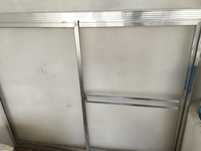 Cabine de banheira em inox