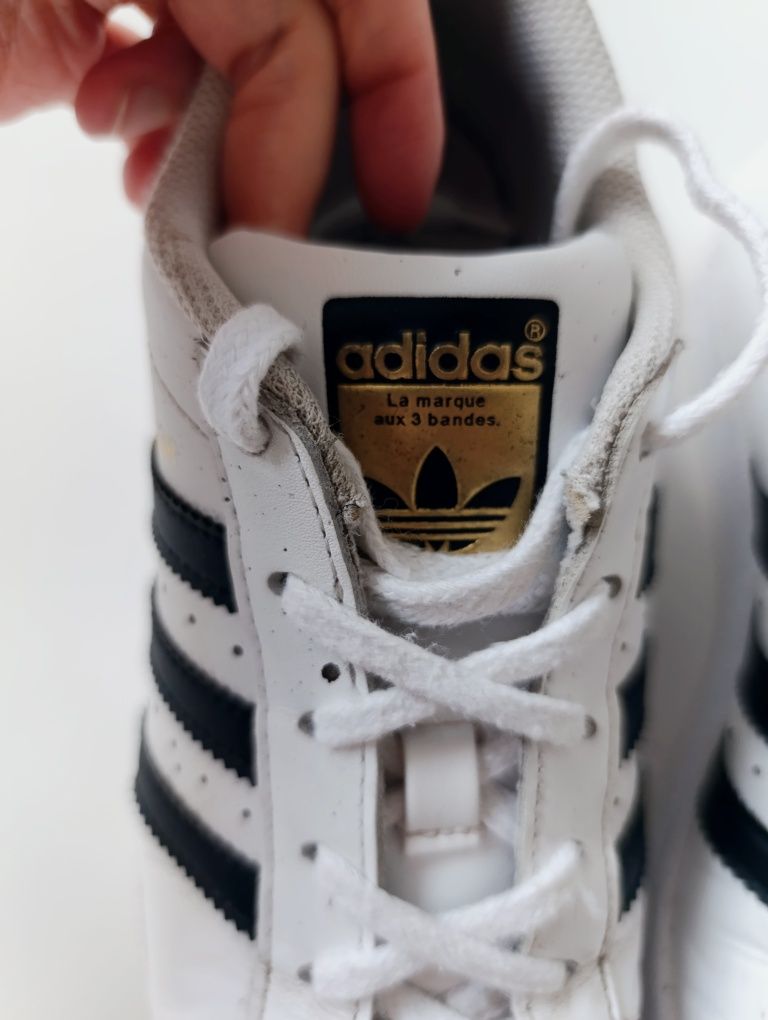 Adidas superstar oryginal 38 białe