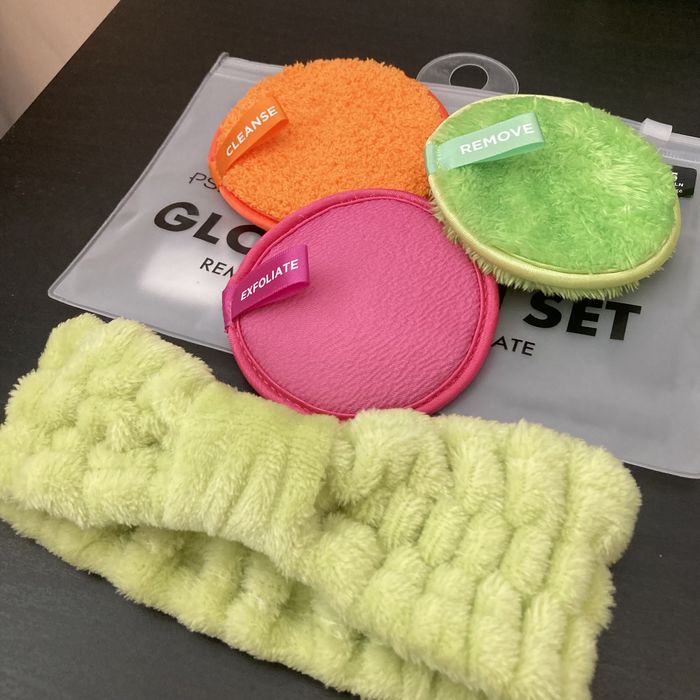 Primark waciki wielokrotnego użytku, opaska, zestaw do demakijażu