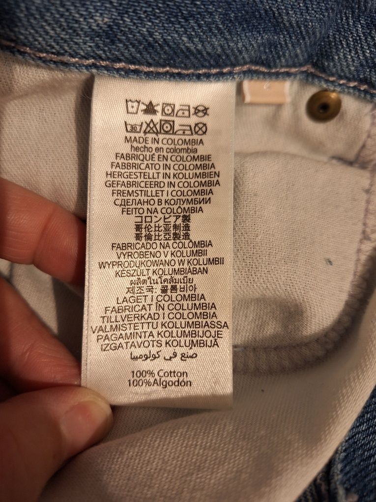 Michael Kors, damskie spodnie dżinsowe boyfriend, r. XS