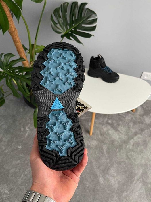 Nike ACG Air Zoom Gaiadome Gore-Tex (41-45) чоловічі черевики чорні