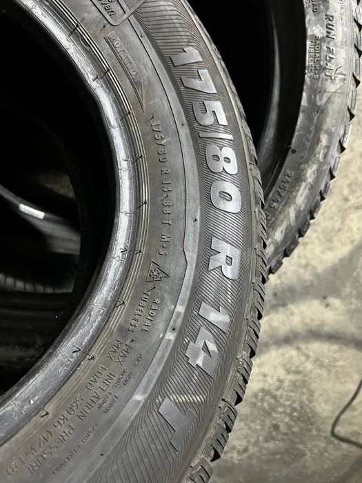 Автошини зимові SEMPERIT 175/80/14 (2шт) Резина,Колеса,Гума,Скати,Шини