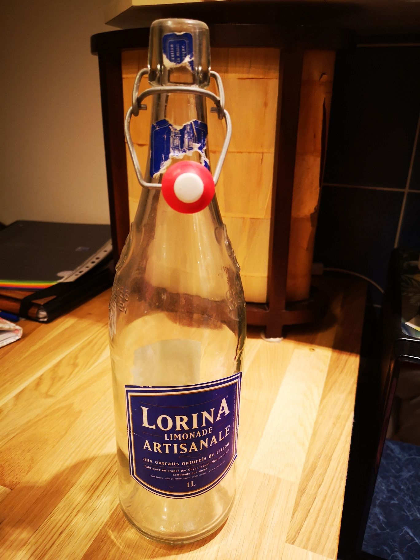 LORINA lemoniada artisanale butelka rustykalna francuska