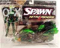 Spawn nitroriders green vapor action figure