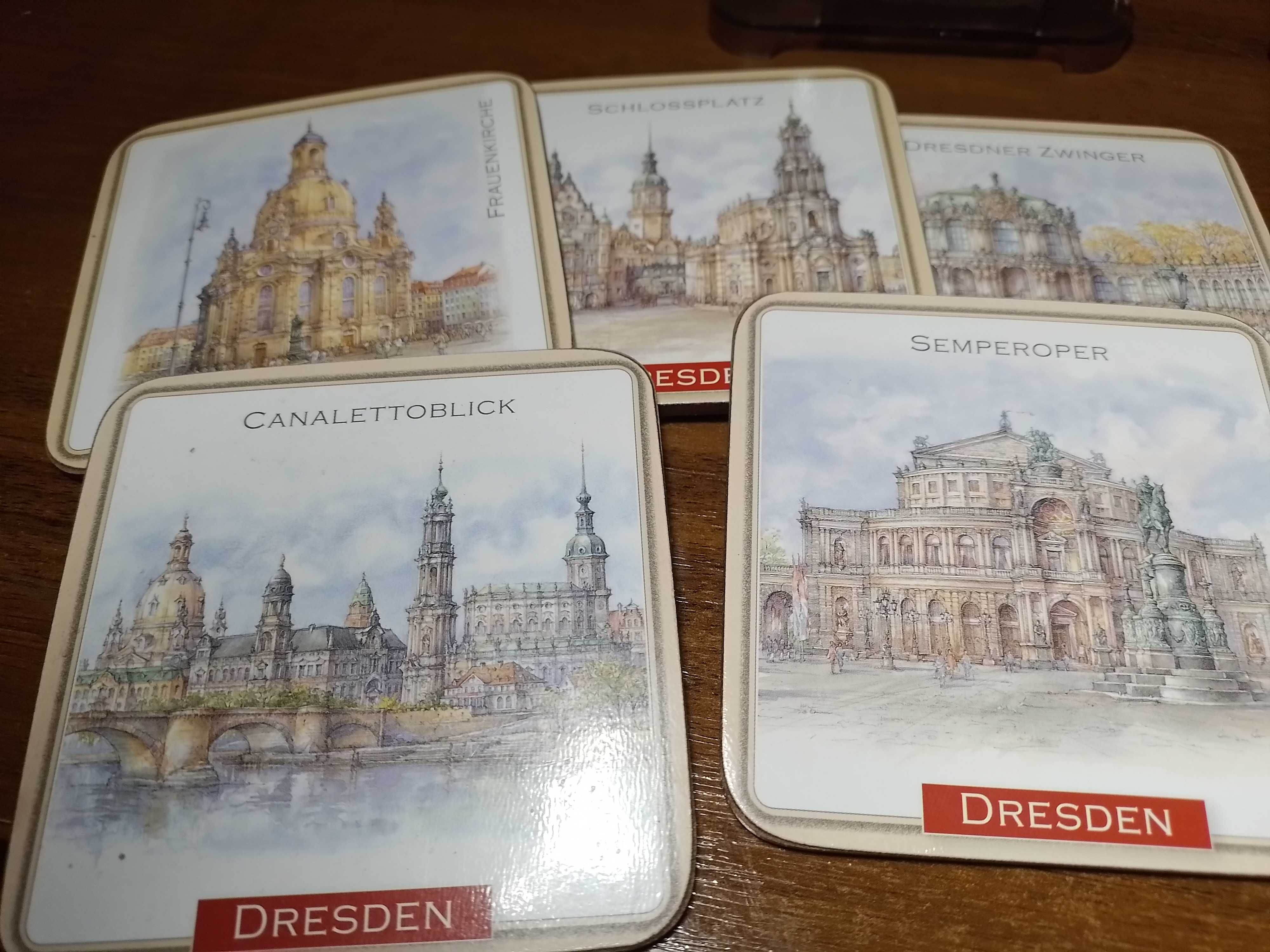 Підставки під бокали та чашки, підстаканники, коркові Dresden, Дрезден