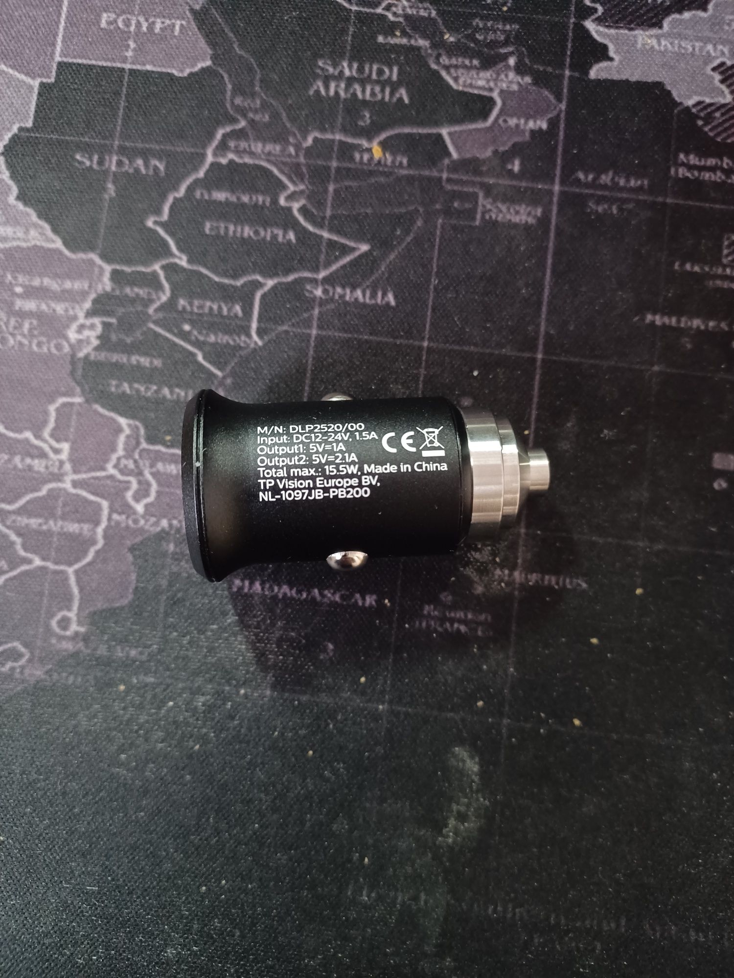 Przejściówka Philips do zapalniczki samochodowej 2xUSB